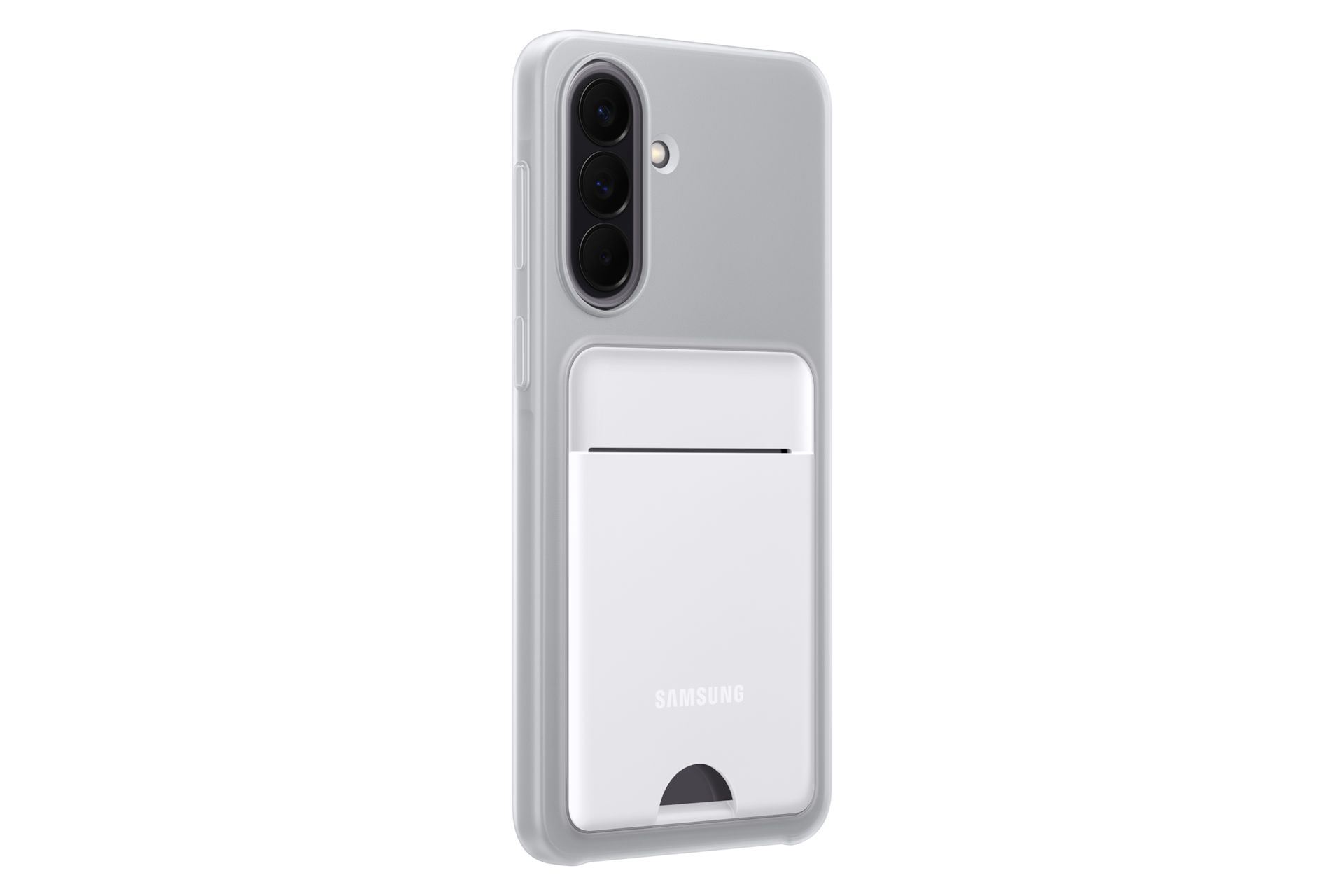 Card Slot Case für das Galaxy A57 5G Back-L-30 Light Gray 