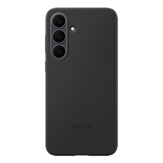 Silicone Case für das Galaxy S25 FE Front Black 