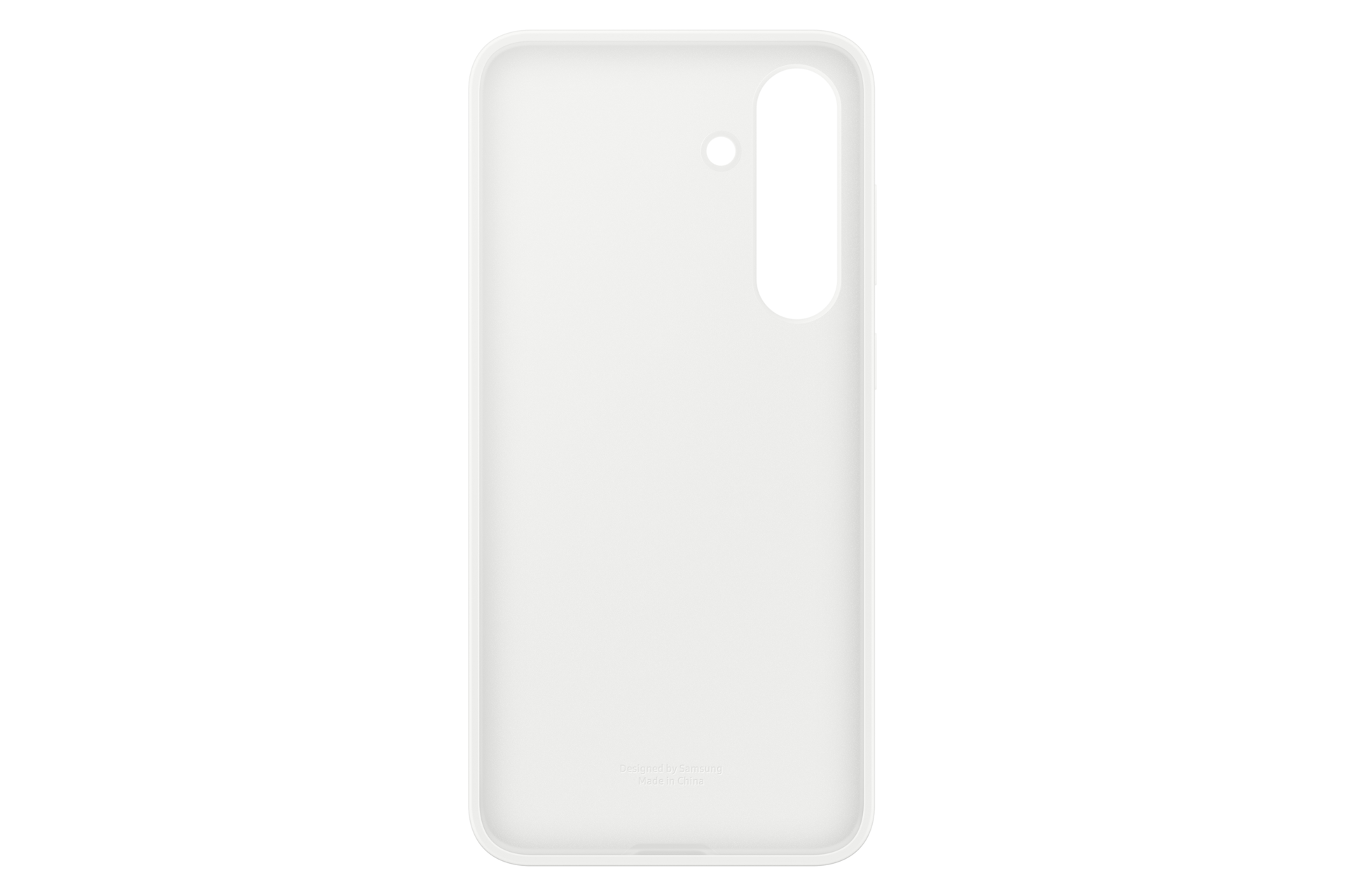 Silicone Case für das Galaxy S25 FE Back2 White 