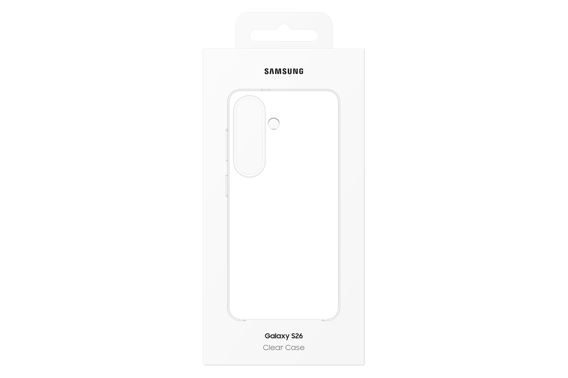 Clear Case für das Galaxy S26 Package Transparent 