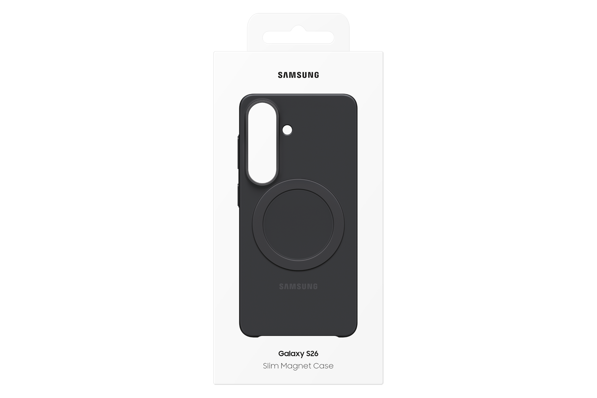 Slim Magnet Case für das Galaxy S26 Package Black 