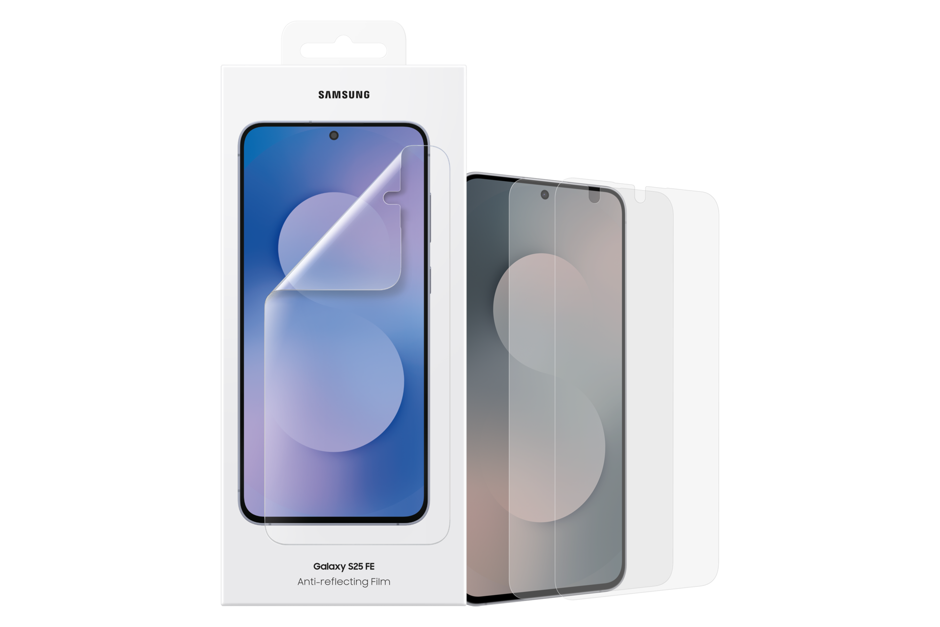 Anti-reflecting Film für das Galaxy S25 FE Package Transparent 