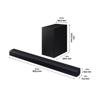 dimension soundbar 