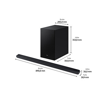 dimensionen soundbar 