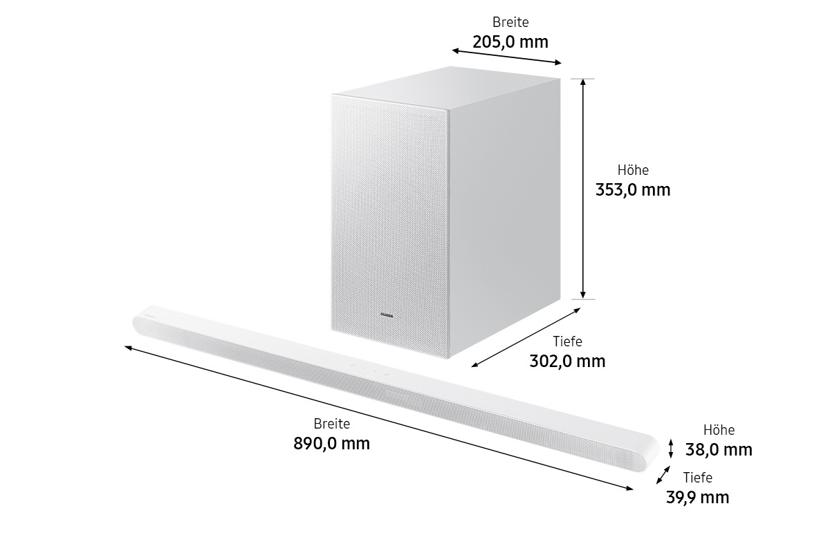 dimension soundbar 