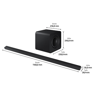 dimensionen soundbar