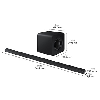 dimensionen soundbar 