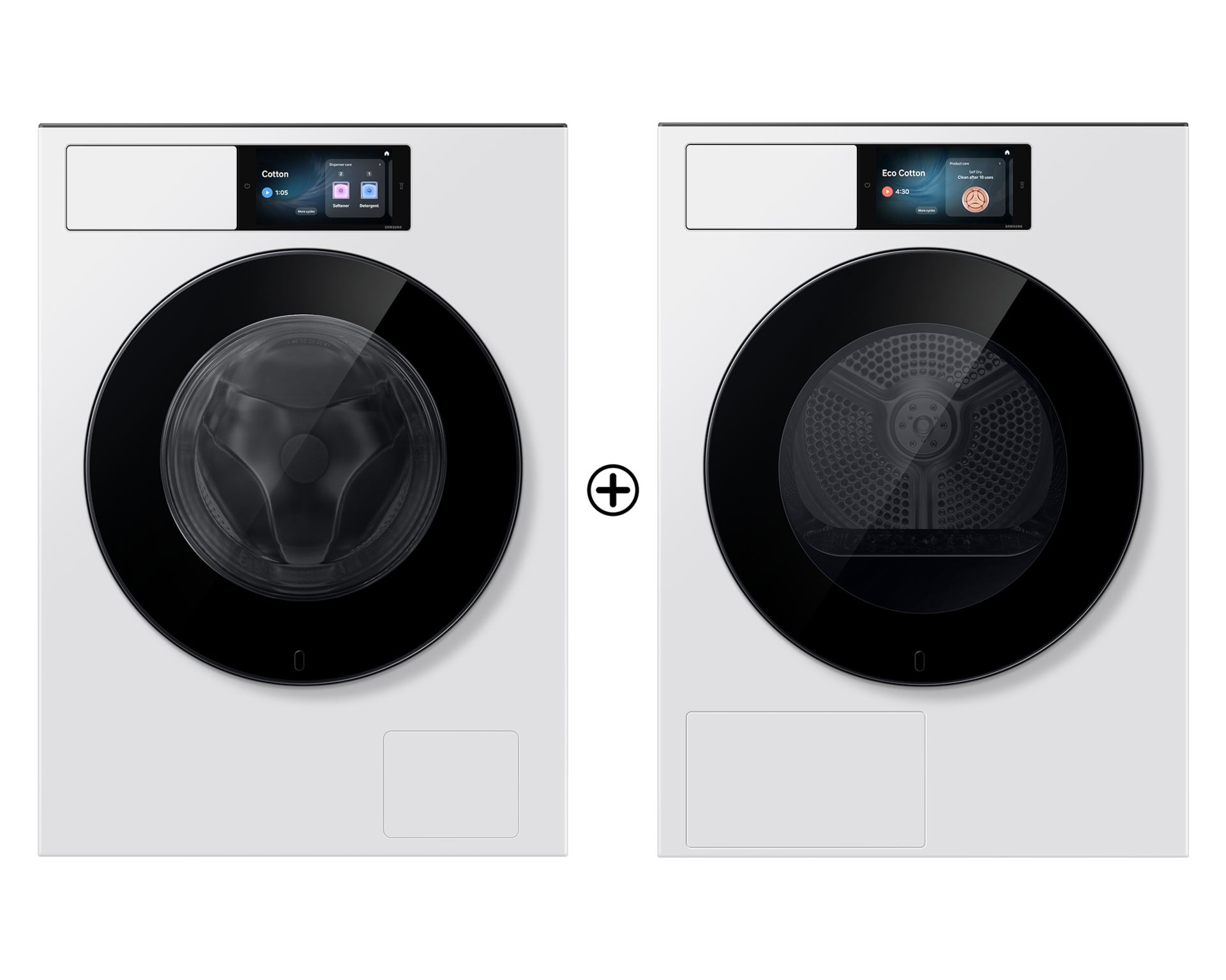 Samsung Set Waschen Trocknen AI Home neat white