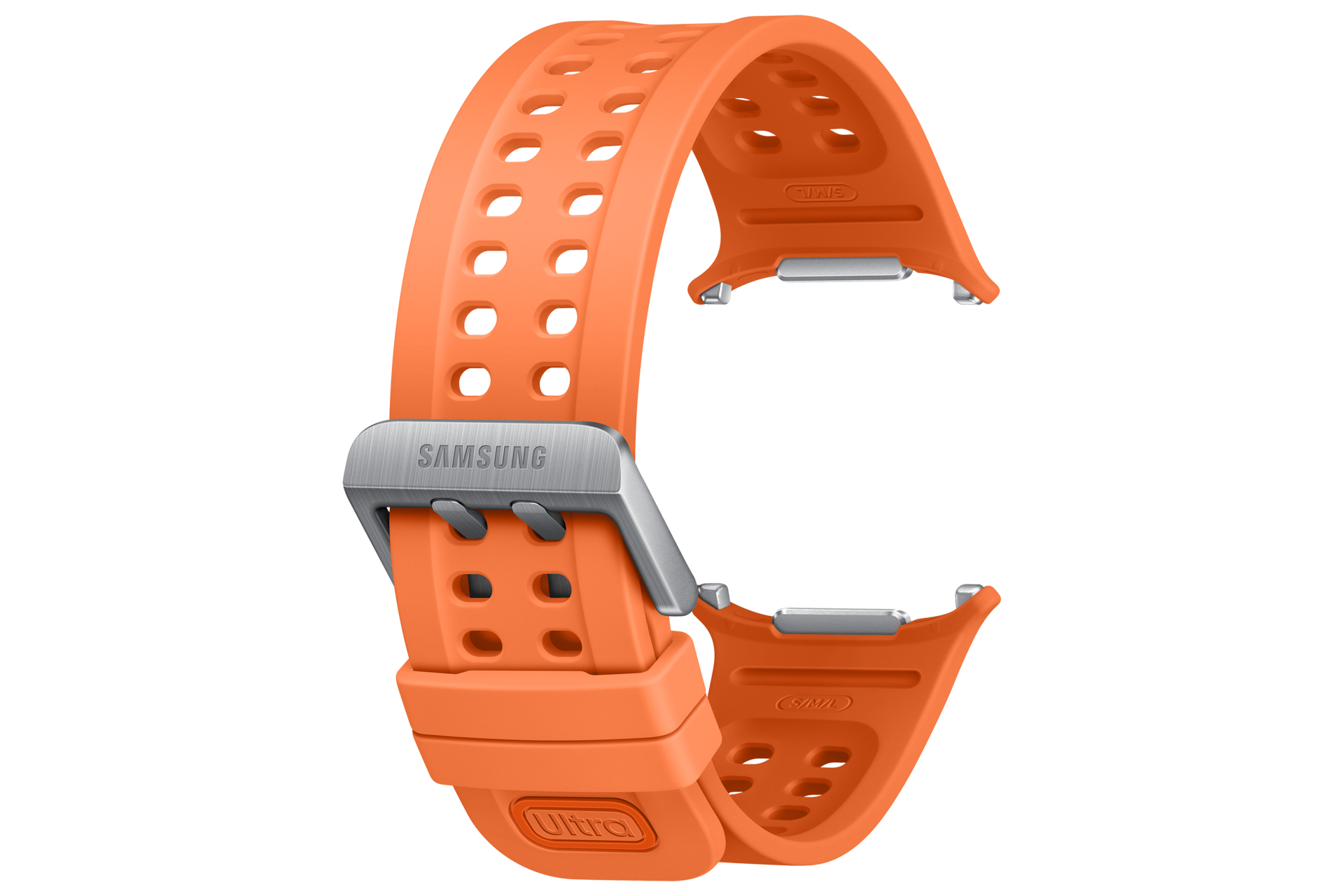 Marine Band (S/M/L) for Galaxy Watch Ultra2 Back-Perspective Orange 