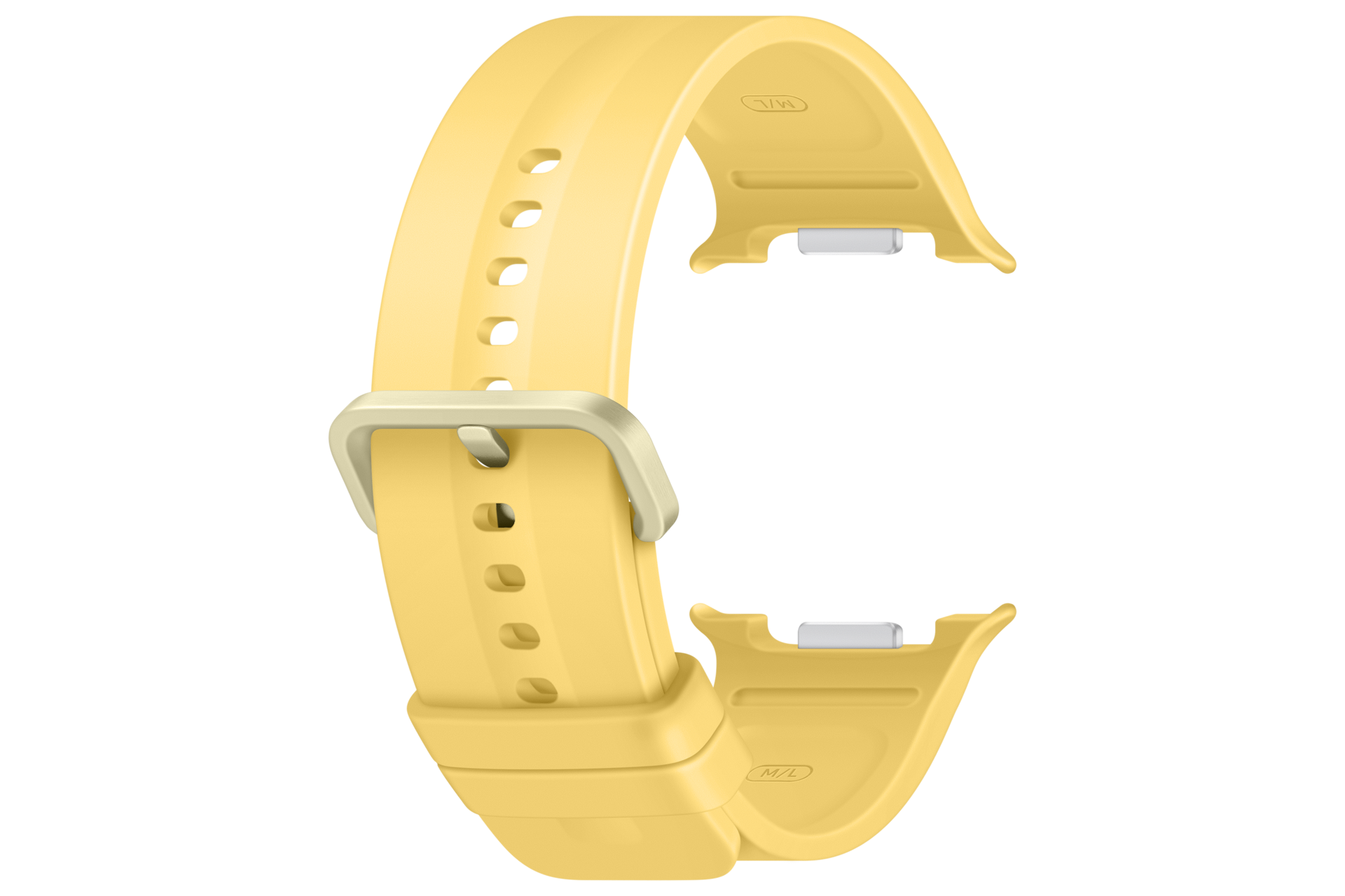 Sport Band (M/L) for Galaxy Watch9 (Watch8) Back-Perspective Yellow 