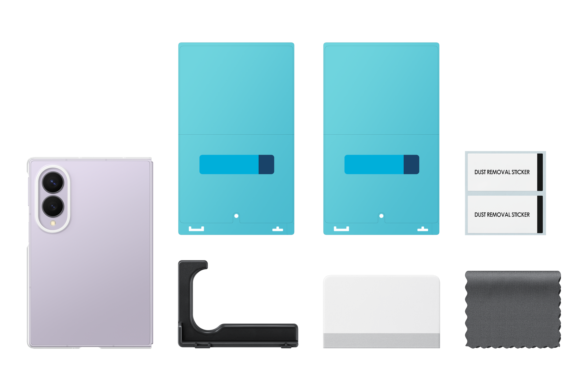 Galaxy Z Fold8 Clear Case Set-Cut Transparent 