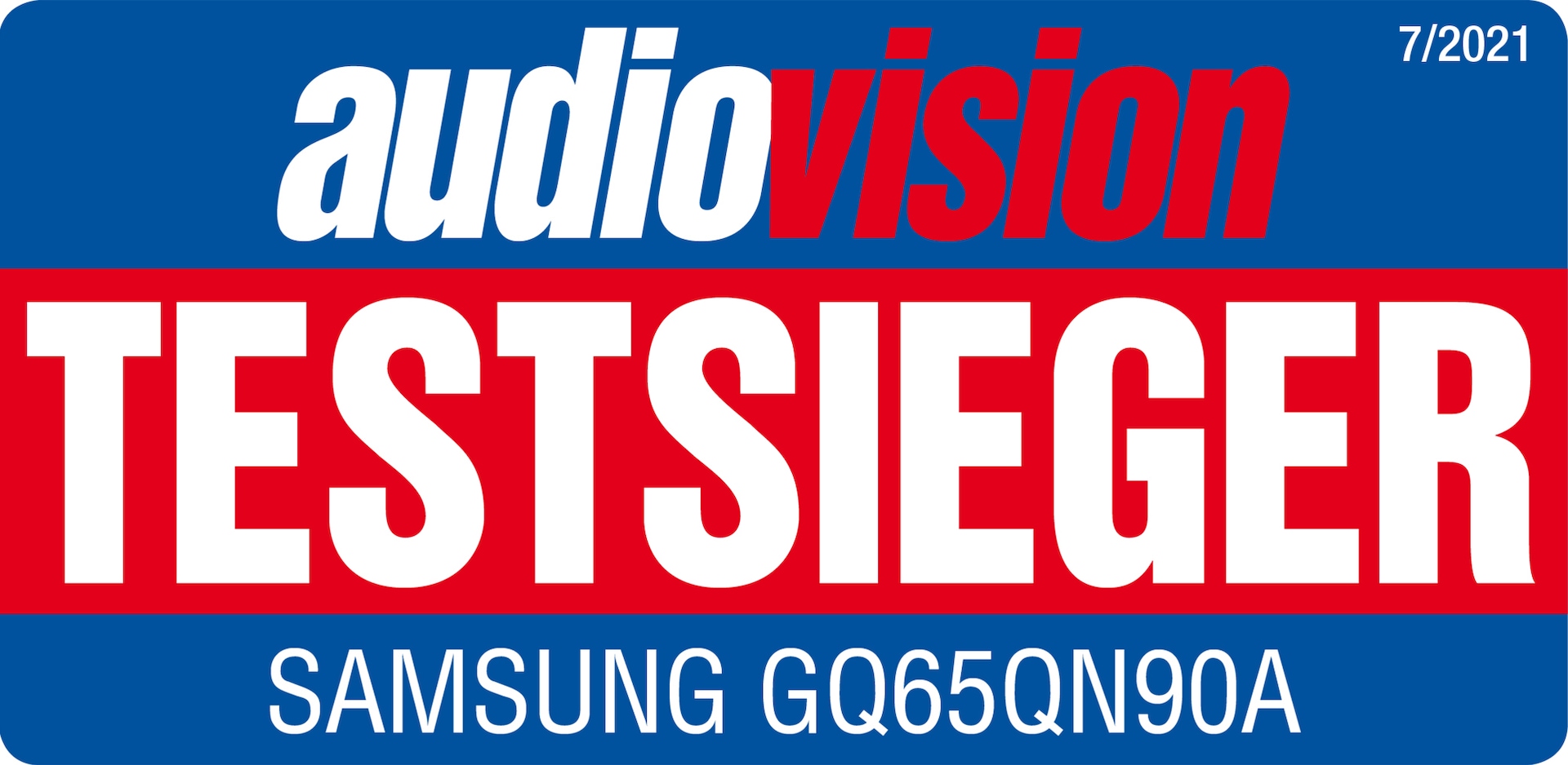 Audiovision, Testsieger zum GQ65QN90A