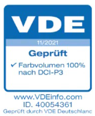 Zertifiziert vom Verband der Elektrotechnik Elektronik Informationstechnik e. V. (VDE), mehr unter: VDEinfo.com, ID. 40054361.