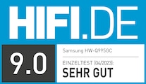 hifi.de, Sehr Gut (9.0), 26.04.2023, HW-Q995GC, Einzeltest.