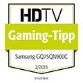 HDTV, Gaming-Tipp, Ausgabe 2/2023, zum Samsung GQ75QN900C, Einzeltest.
