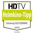 HDTV, Heimkino-Tipp, Ausgabe 2/2023, zum Samsung GQ75QN900C, Einzeltest.