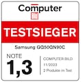 Computer Bild, Testsieger, sehr gut (1,3), Ausgabe 11/2023, zum Samsung GQ50QN90C, im Vergleichstest: 2 TVs, Qualitätsurteil: 1x sehr gut, 1x gut.