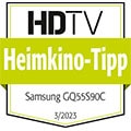 HDTV, Heimkino-Tipp, Ausgabe 3/2023, zum Samsung GQ55S90C, Einzeltest.