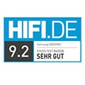 HIFI.DE, sehr gut (9,2), Ausgabe 04/2023, zum Samsung GQ55S90C, Einzeltest.