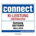 * connect, Referenz, Überragend (952/1015), Ausgabe März 2024, zum Samsung GQ77S95D, Einzeltest.