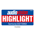 * audiovision, Highlight, Ausgabe 4/2024, zum Samsung GQ77S95D, Einzeltest.