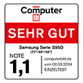 * Computer Bild, sehr gut (1,1), computerbild.de, 02.03.2024, zur Samsung OLED-Serie S95D (77/65/55 Zoll), Einzeltest.