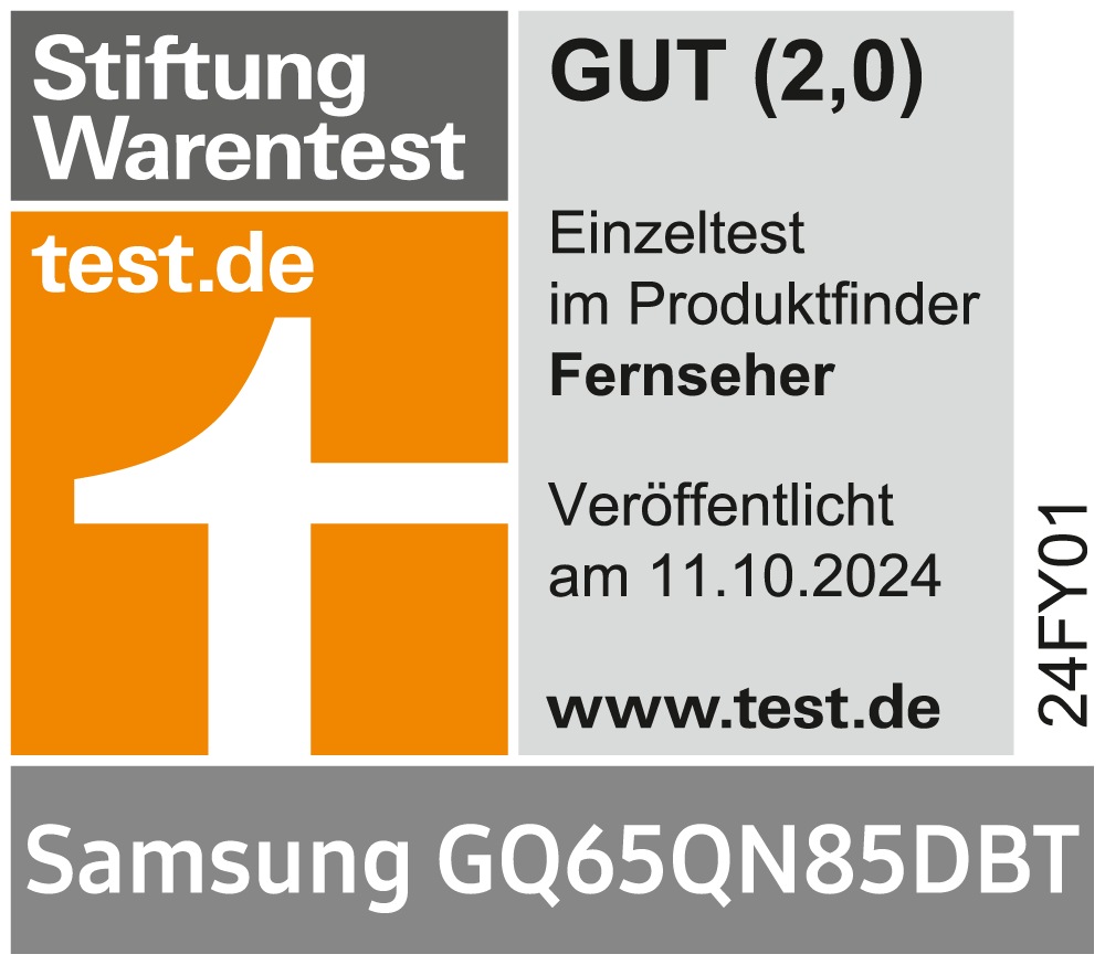 Stiftung Warentest Gesamturteil Gut (2,0)