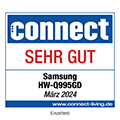 * Connect Gesamturteil Sehr Gut, Ausgabe März 2024, zur Samsung HQ-Q995GD, Einzeltest.