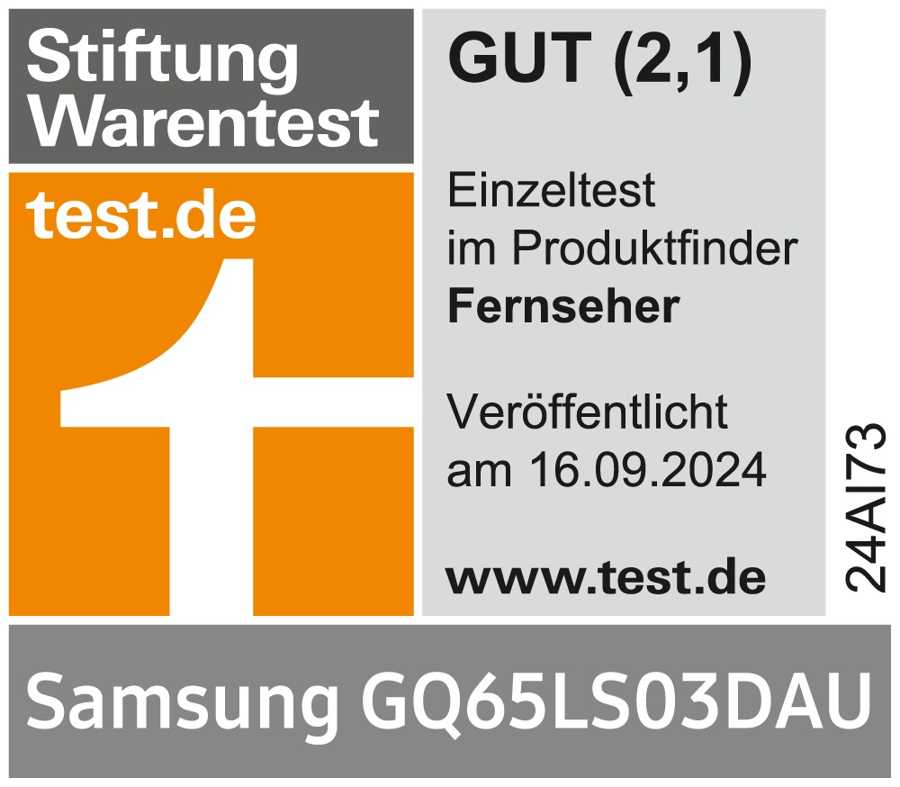 Stiftung Warentest Gesamturteil Gut (2,1)