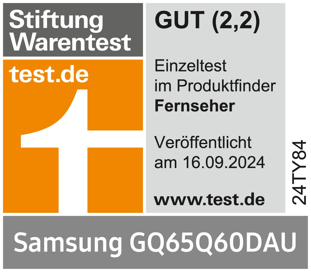 Stiftung Warentest Gesamturteil Gut (2,2)