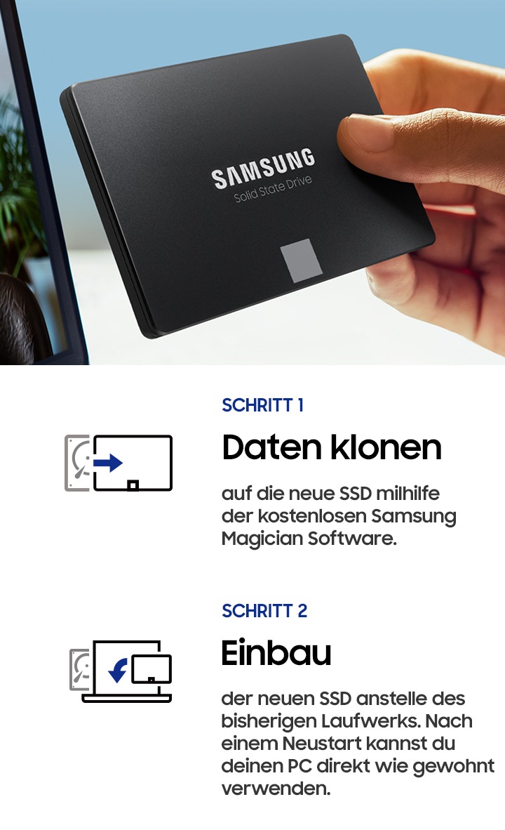 870 EVO SSD 4 TB SATA III | MZ-77E4T0B/EU | Samsung DE
