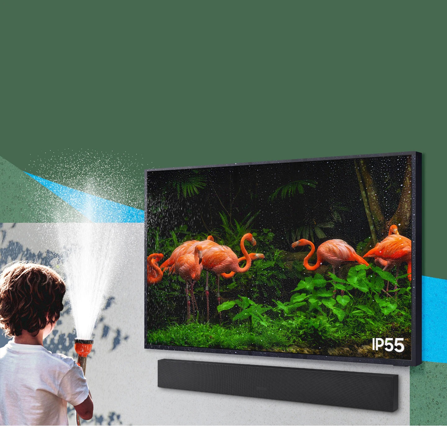 TV, amely a szabadban való használatra készült