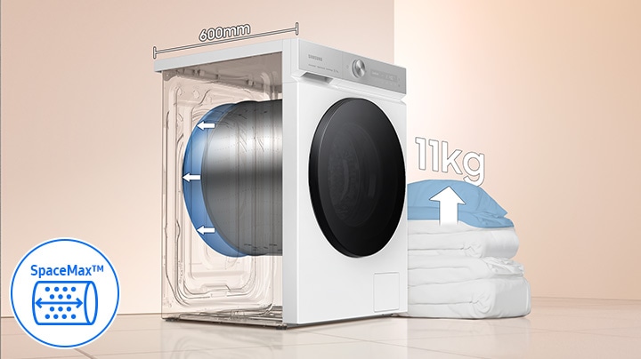 Samsung 11 Bespoke Waschmaschine WW11BB904AGES2, EEK:A, kg AI | DE