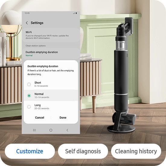 BESPOKE Jet AI Akku+ CompleteClean mit AI Cleaning Mode | Samsung DE | Handstaubsauger