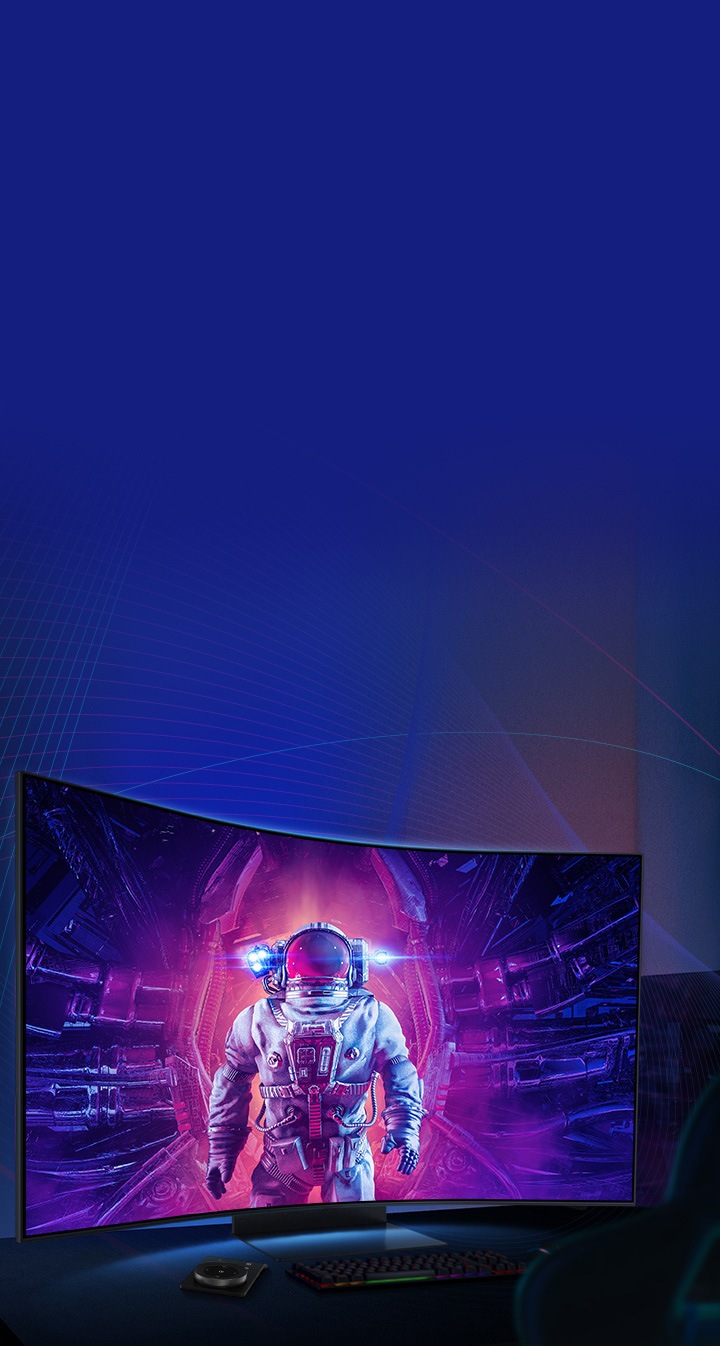 55 Zoll 4K UHD Odyssey Ark Gaming Monitor | Samsung DE