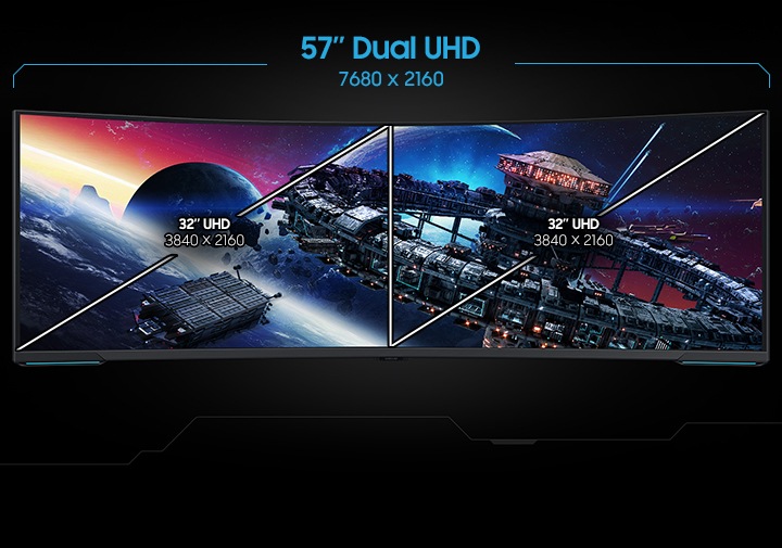 2023 G95NC 57 Zoll Odyssey Neo G9 Gaming Monitor Samsung DE
