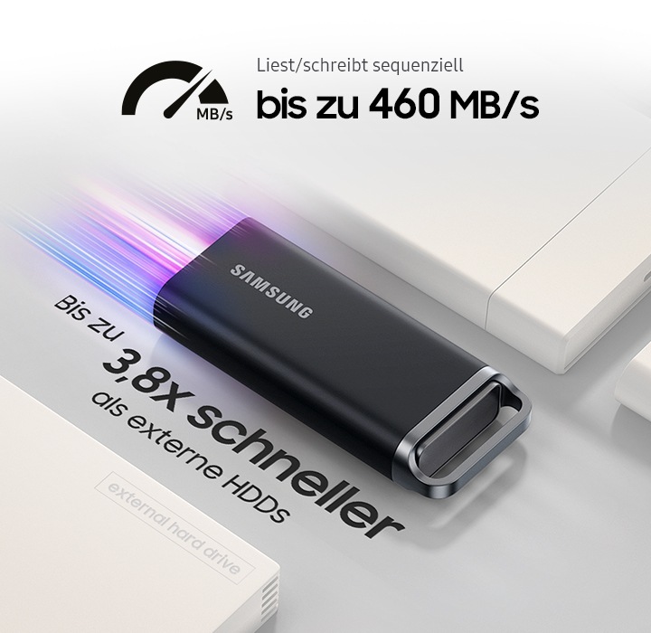 Portable SSD T5 EVO USB 3.2 Gen 1 2023 Black | Samsung DE