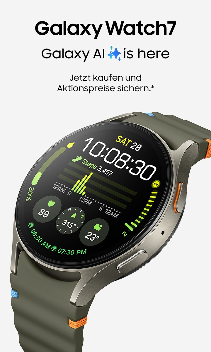 Galaxy Watch7 44 mm LTE Green Samsung DE