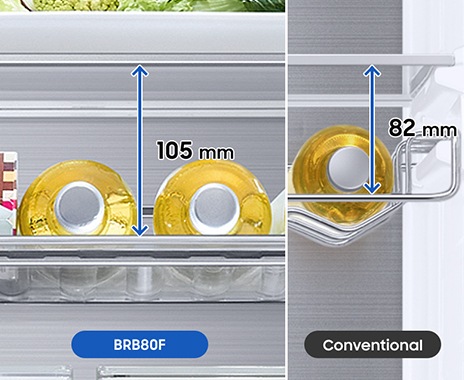 Egy kép szemlélteti a Rack & Shelf polcrendszerrel elérhető további tárolóhelyet.