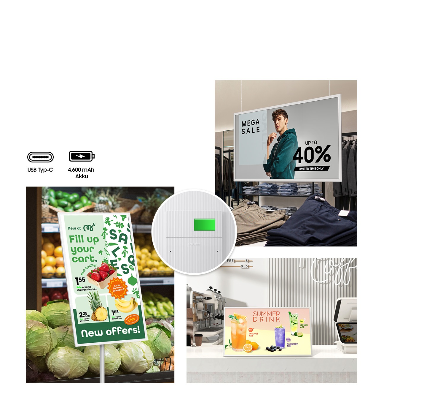 Move freely, display flexibly