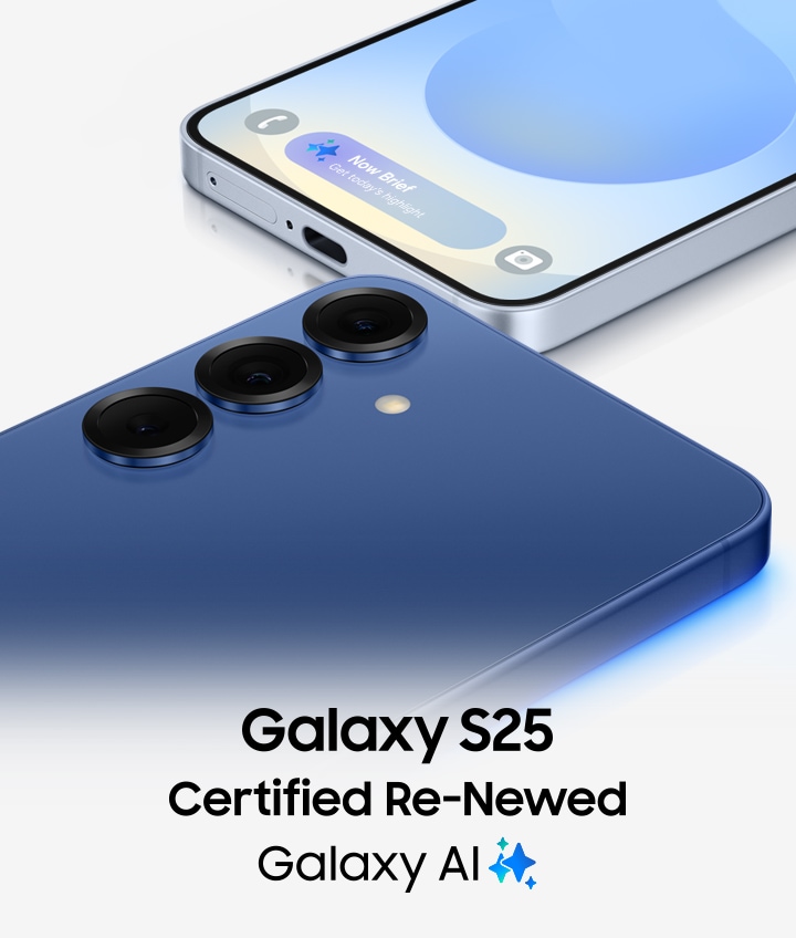 Galaxy S25 Certified Re-Newed | Blueblack 256 GB | Samsung DE