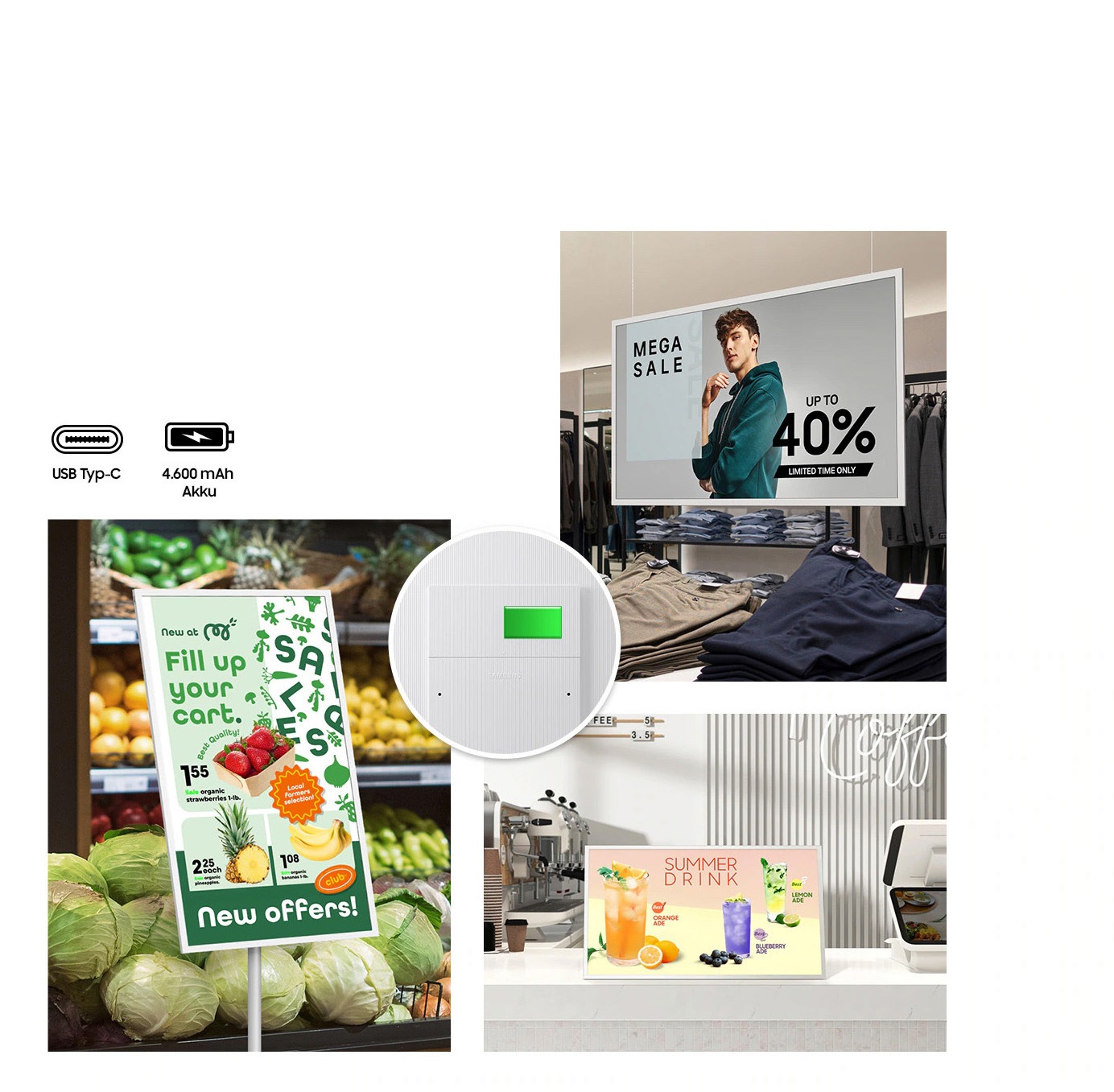 Move freely, display flexibly