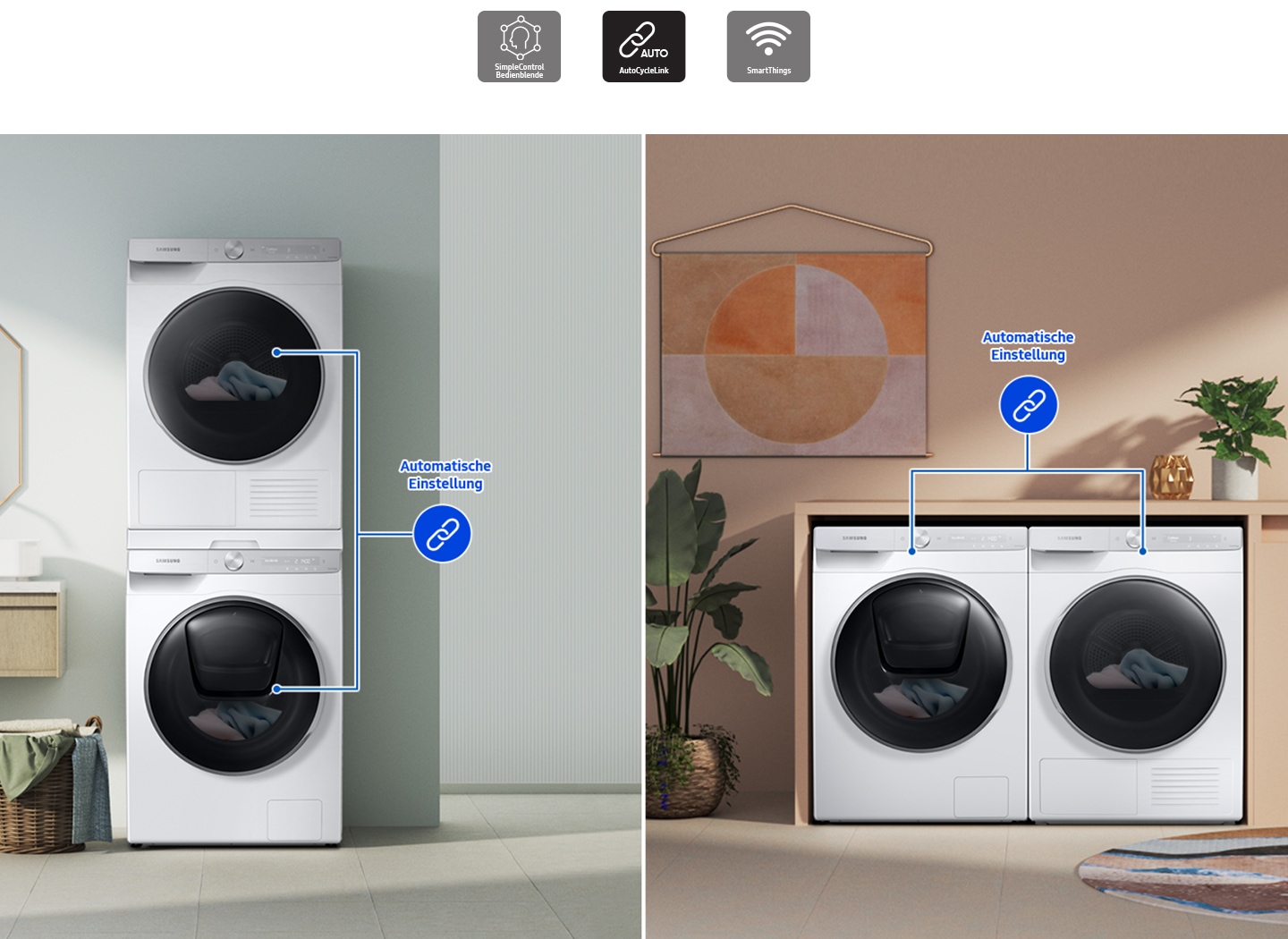Waschmaschine AddWash™ 8 kg kaufen (WW81T554AAW/S2) | Samsung DE