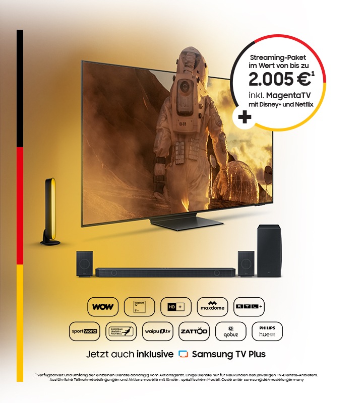 Samsung TV 2014 - 02 Lieferumfang, Aufbau und Anschlüsse 