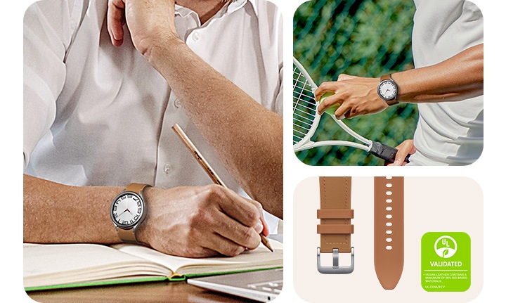 S/M) Eco-Leather (20 mm, Samsung ET-SHR95 für Business ET-SHR95SSEGEU Deutschland die Band Galaxy | | Hybrid Watch-Serie