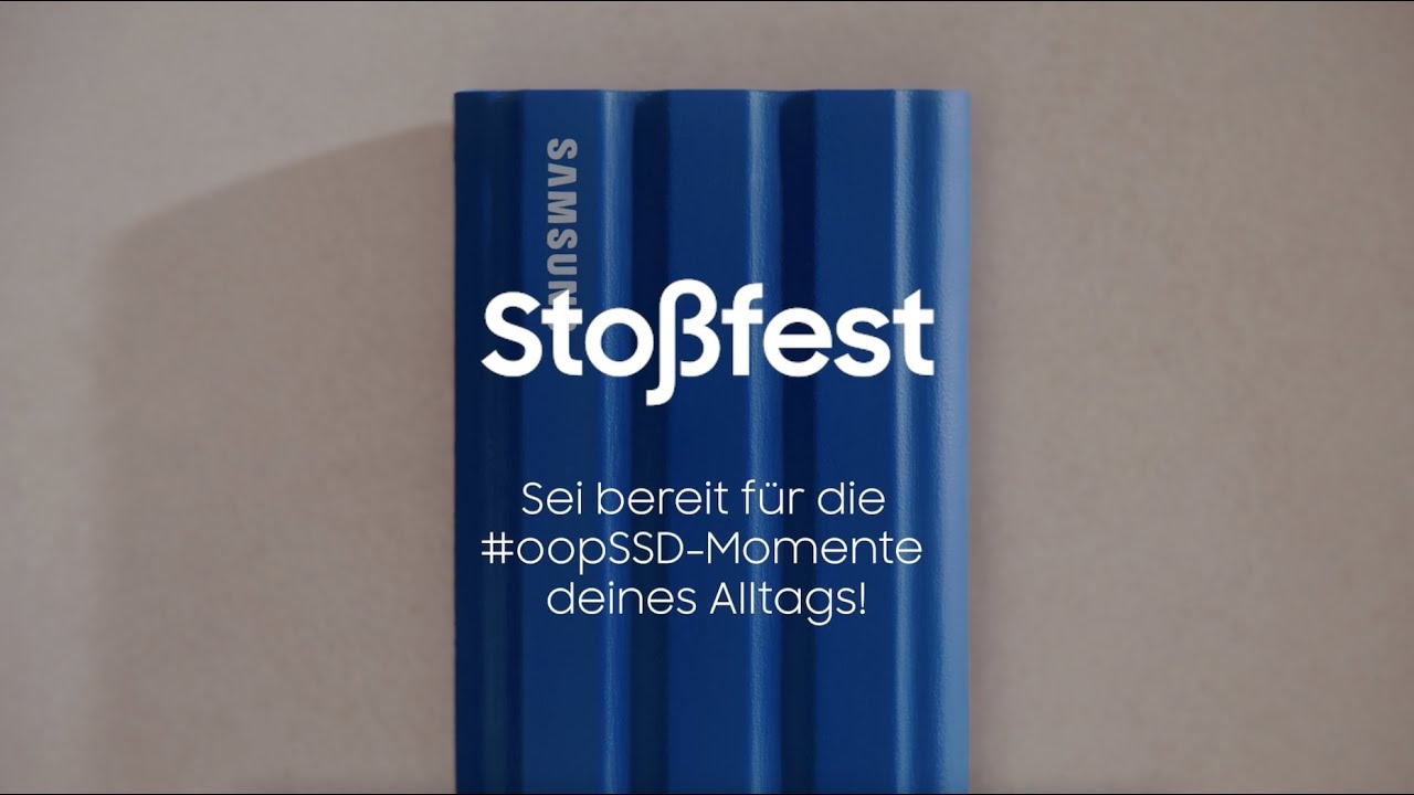 Stoßfest für die #oopSSD-Momente deines Alltags!