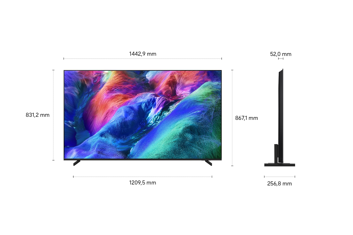65" Micro RGB R85H 4K Samsung Vision AI Smart TV (2026) Titanium Black