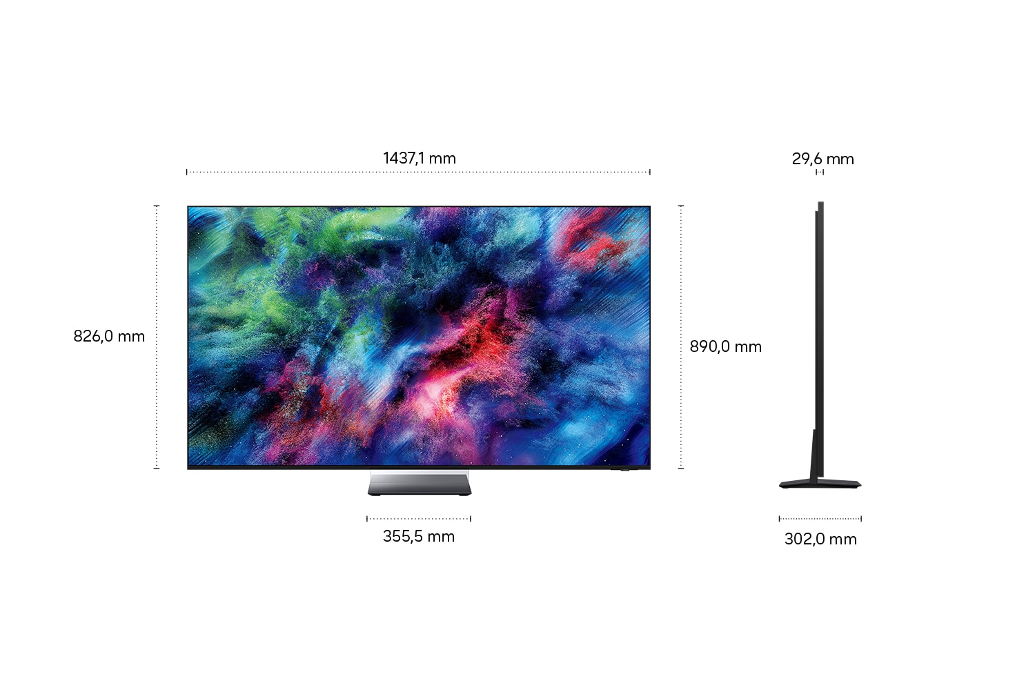 65" Micro RGB R95H 4K Samsung Vision AI Smart TV (2026) Black