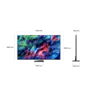 65" Micro RGB R95H 4K Samsung Vision AI Smart TV (2026) Black