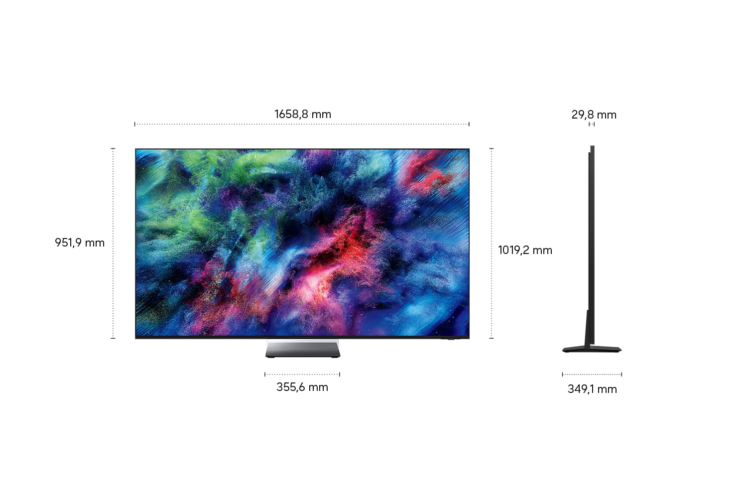 75" Micro RGB R95H 4K Samsung Vision AI Smart TV (2026) Black